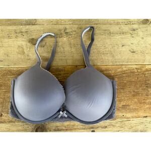 Victoria's Secret Tornado Gray 32DDD Body by Victoria Classic Push Up Smooth Bra